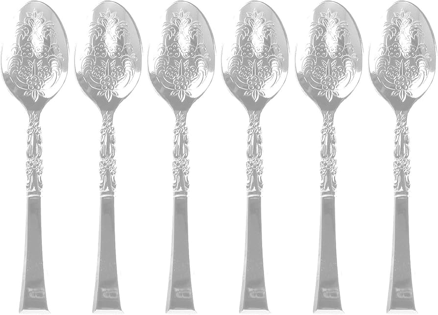 Amazon｜ナガオ アンティーク コーヒースプーン シルバーメッキ 6本